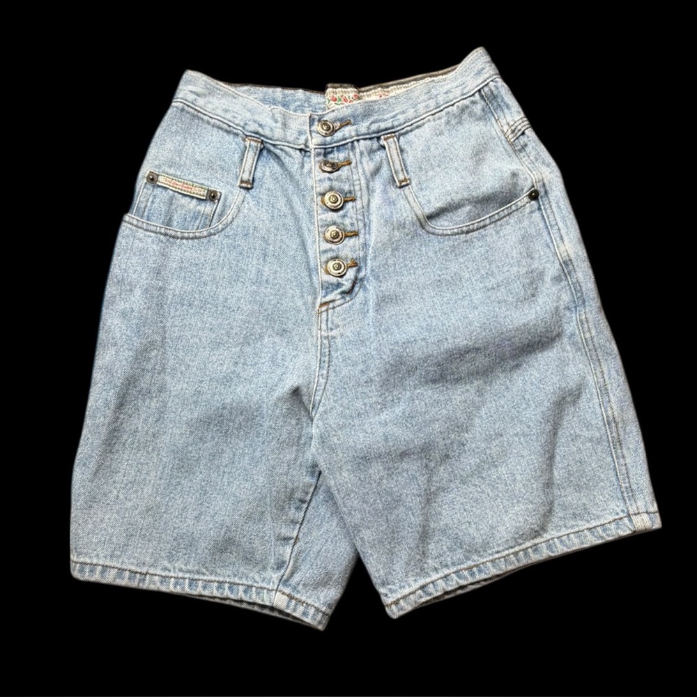 Speed Control 90s Vintage High Waisted Button Up Shorts No size tag